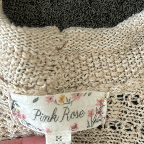 Pink Rose Cardigan - Picture 5 of 6